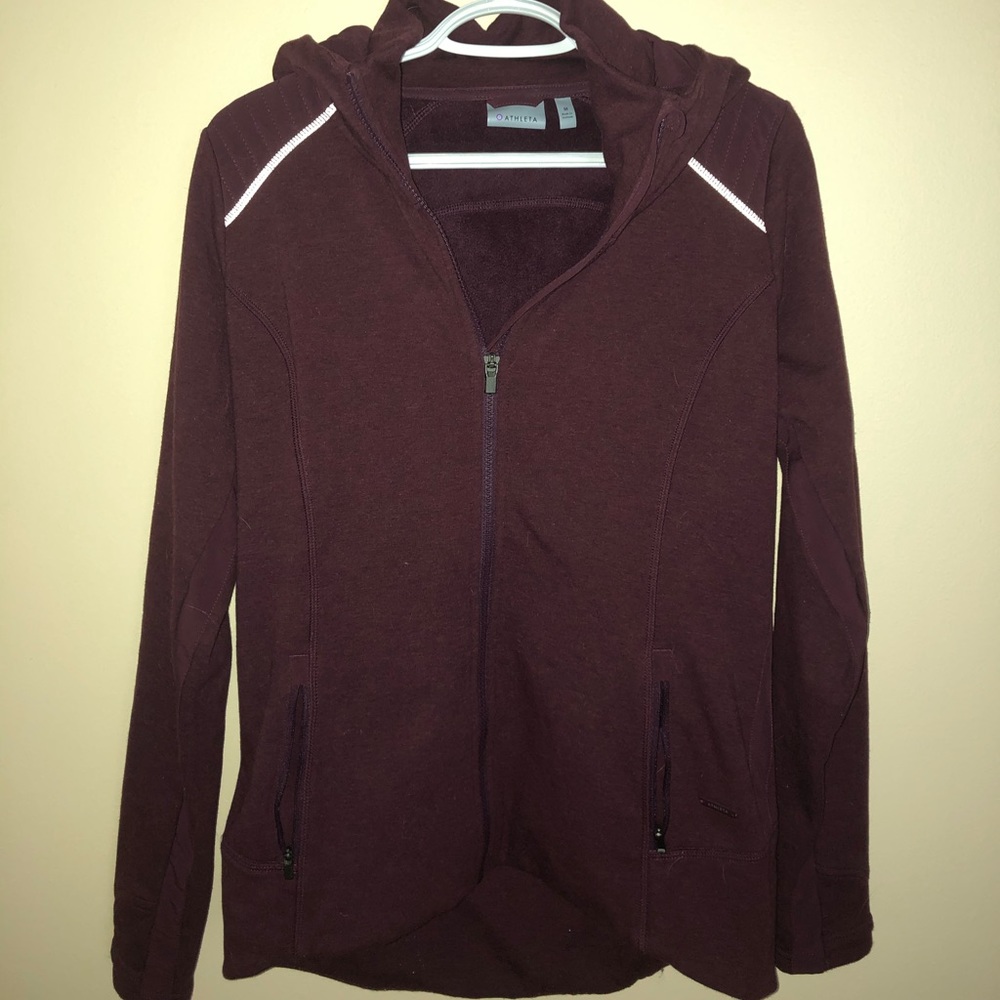 Maroon Athleta Zip up
